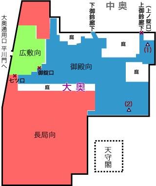 江戸城大奥の図