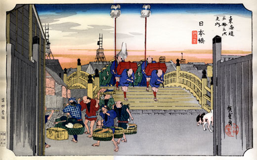 日本橋 朝の景